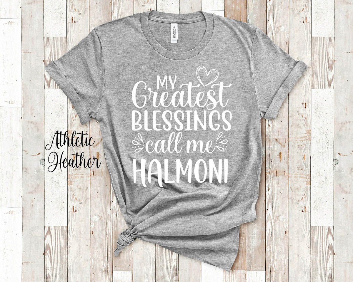 My Greatest Blessings Call Me Halmoni Grandma Tshirt Korean Grandmother Gift Idea for Mother39s Day Birthday Christmas or Pregnancy Reveal Graphic Tee – Easygoing Wear · Top Pick For Any Outfit