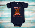 Unkie Loves Me Cute Uncle Name Bear Baby Bodysuit Tshirt or Toddler Shirt Special Uncle Gift or Pregnancy Reveal Announcement Graphic Tee – Cozy Vibes · Must-Have Style