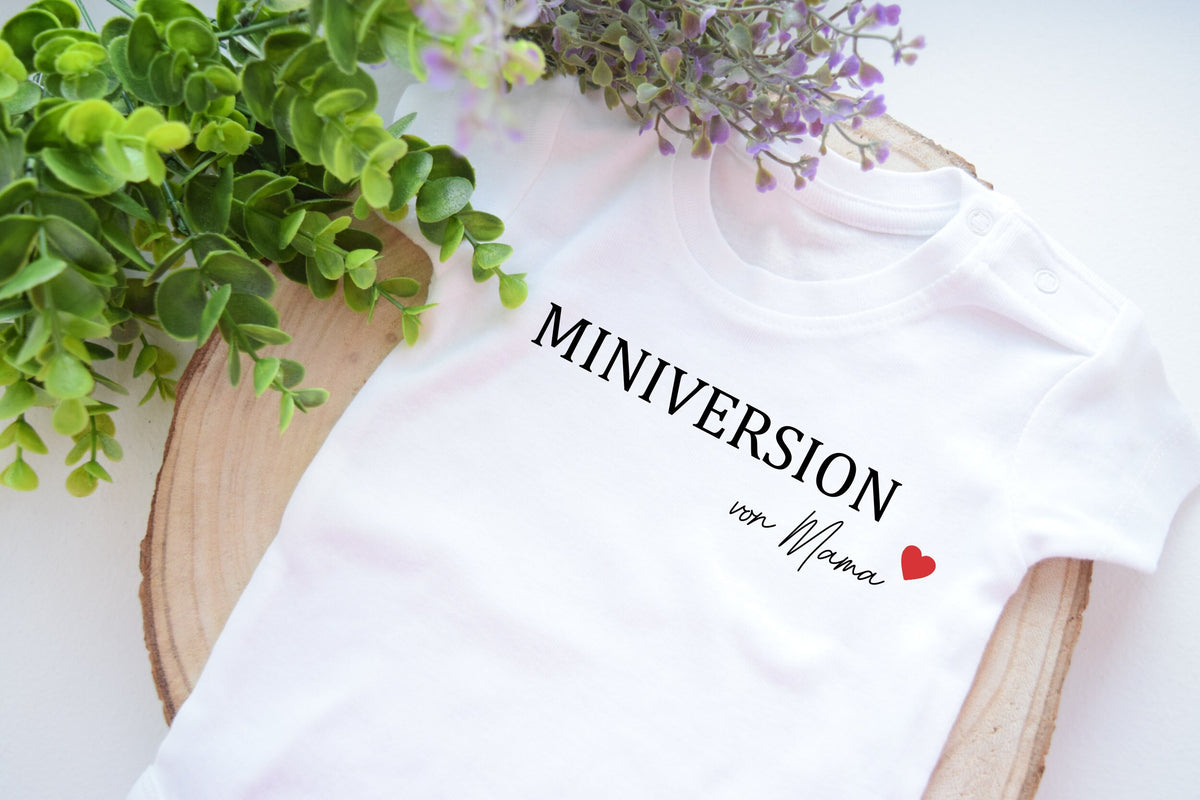 Baby Body MINIVERSION from Mama BabyBody Bodysuit Mama Gift Baby 2024 Mother's Day Gift Idea Mini Version Mama Baby Body Birth Gift