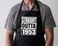 Baking Apron 71st Birthday Gifts 71st Birthday Apron Cooking 71 Years Old Bbq Summer Straight Outta Year 1953 Graphic Tee – Cozy Vibes · Trending Graphic Apparel