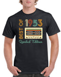 Men39s 71st Birthday Gift TShirts Best Of 1953 Limited Edition Funny Cotton Tee 70 Years Old Graphic Tee – Bold Style · Great Gift For Fans