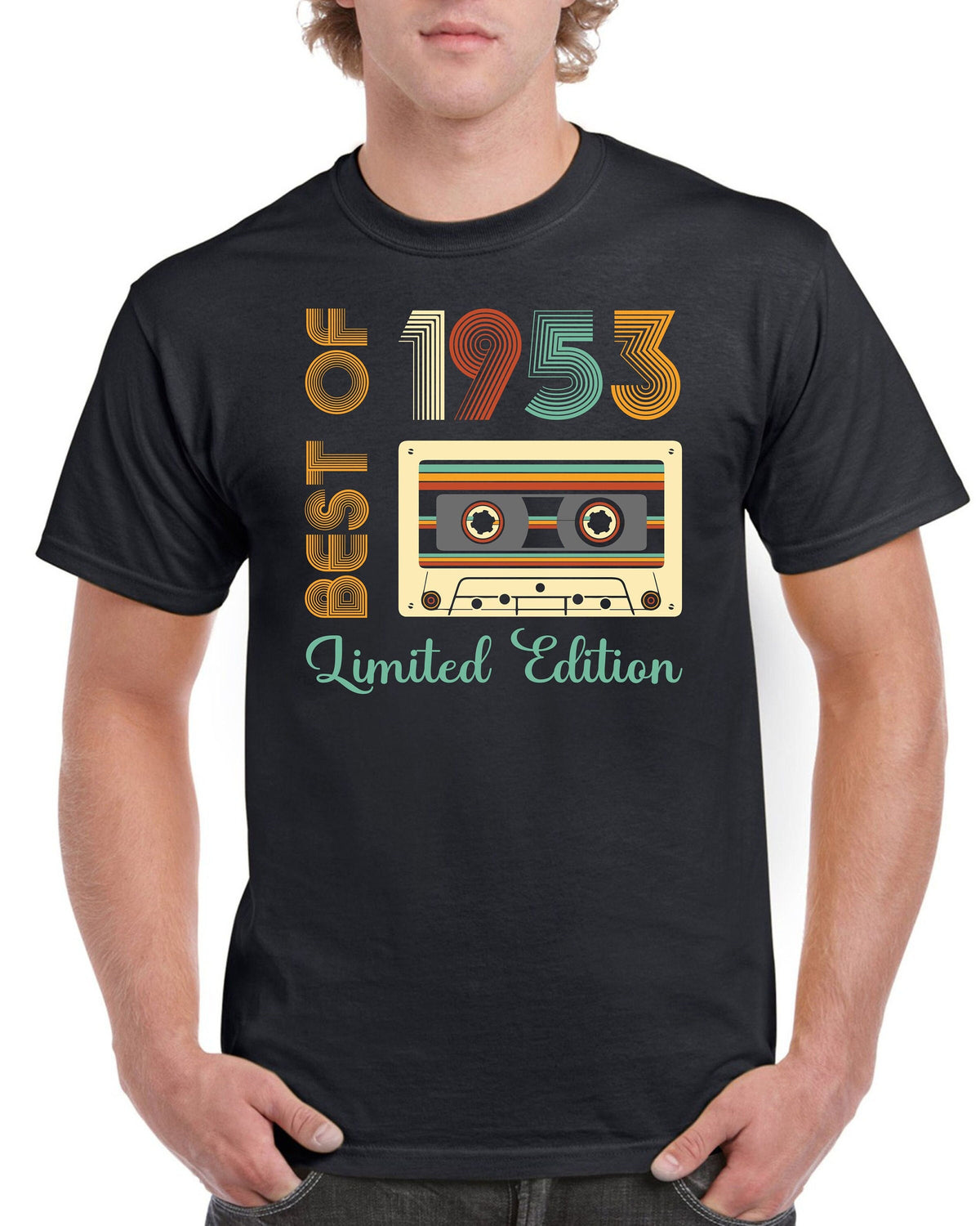Men39s 71st Birthday Gift TShirts Best Of 1953 Limited Edition Funny Cotton Tee 70 Years Old Graphic Tee – Bold Style · Great Gift For Fans
