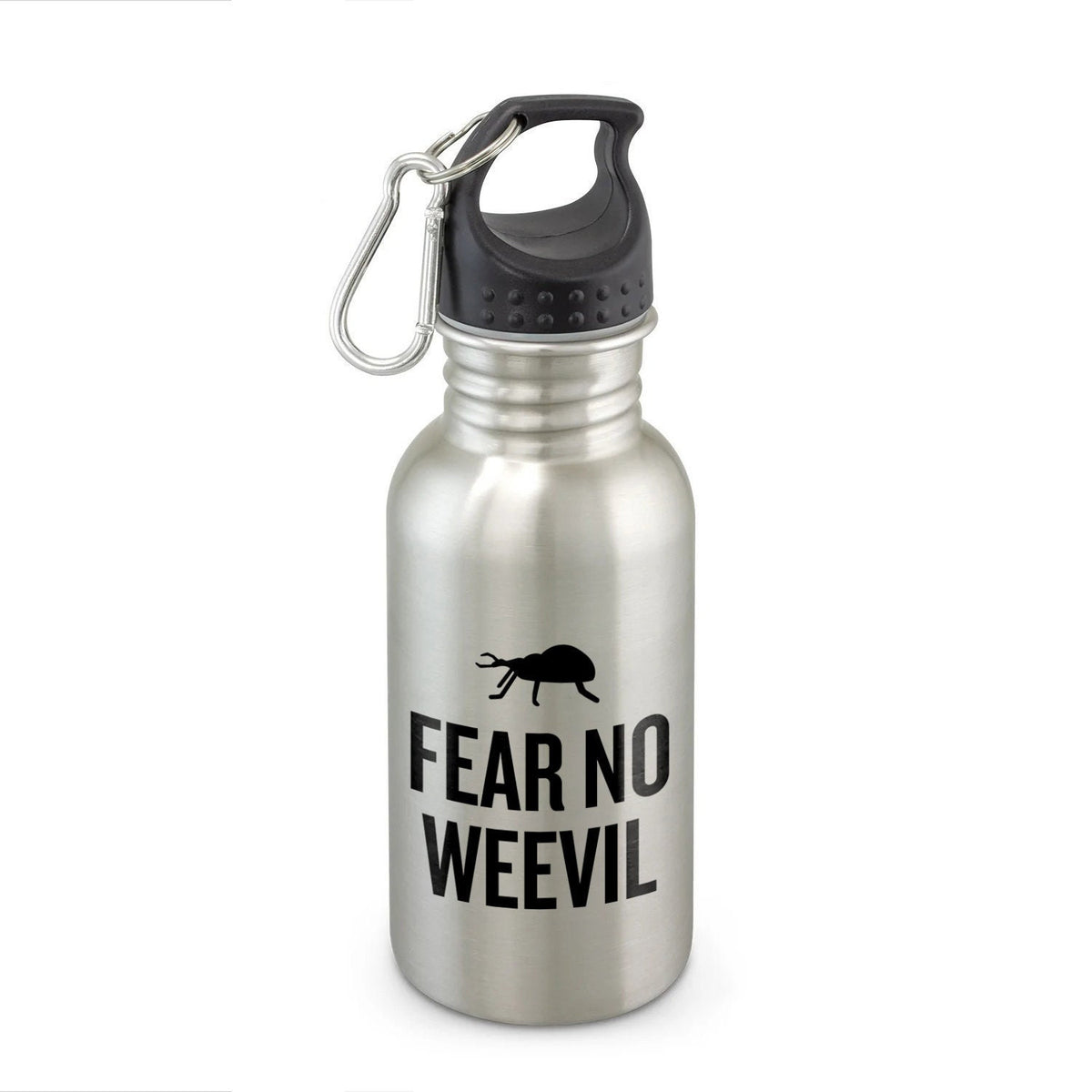 Entomology Water Bottle Insect Collector Gift Bug Lover Present Fear No Weevil Entomologist Graphic Tee – Warm & Stylish · High-Quality Print