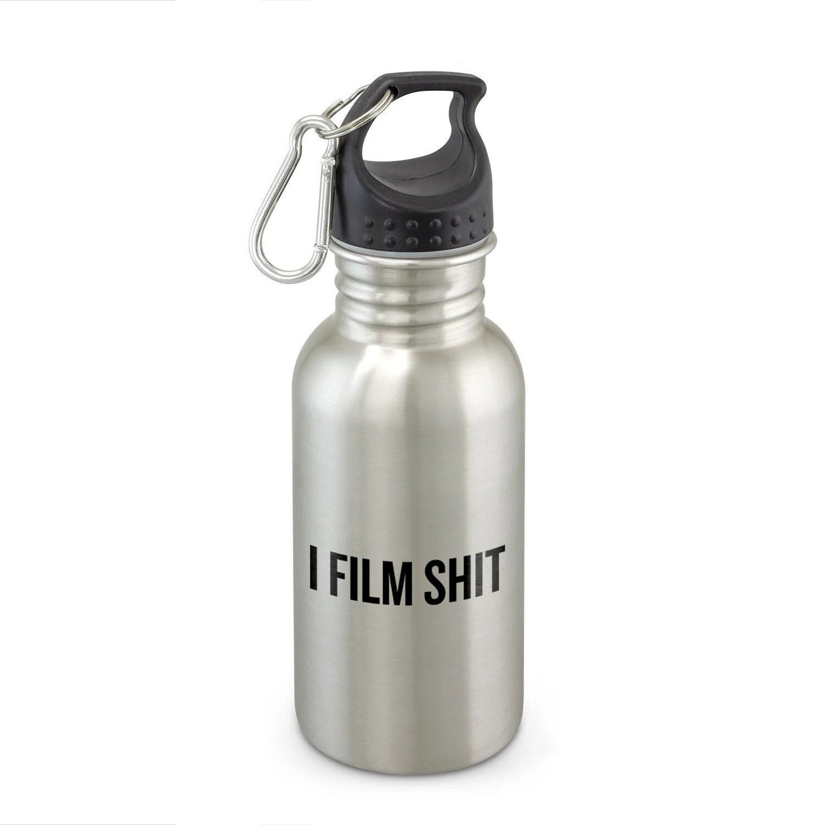 Funny Filmmaker Gift Cinematographer Water Bottle Videographer Director Of Photography I Film Shit Graphic Tee – Bold Style · Perfect For Daily Wear