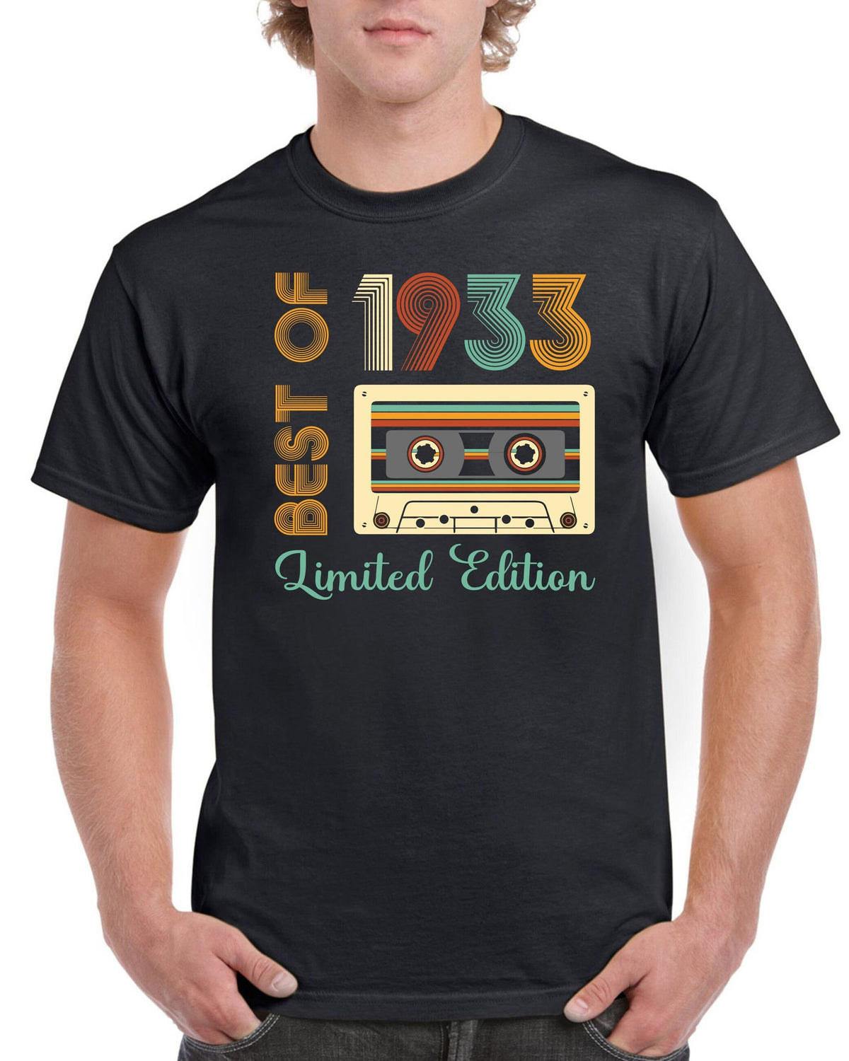 91st Birthday TShirt Gift For Dad Best Of 1933 Limited Edition 91YearOld Men39s Cotton Tee Graphic Tee – Warm & Stylish · Must-Have Style