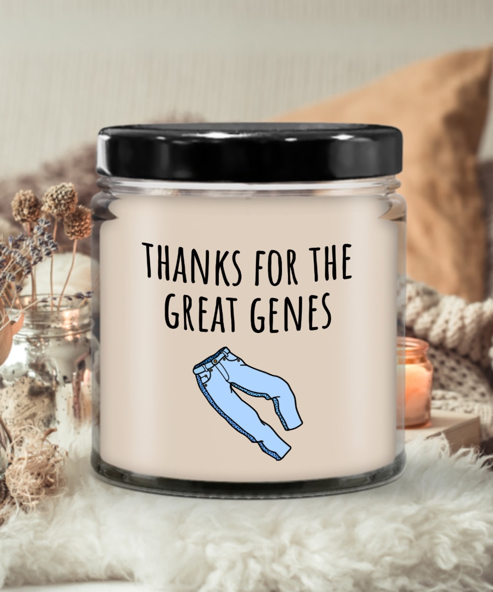 Funny Mother Candle Mothers Day Gift Funny Mom Gift Mother39s Day Present Mom Birthday Thanks For The Great Genes Graphic Tee – Feel-Good Design · Must-Have Style