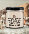 Funny Mom Candle Mothers Day Candle Mother Funny Gift Mother39s Day Present When You Have Wine Graphic Tee – Bold Style · Great Gift For Fans