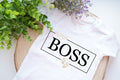 BabyBody Mini Boss Baby Bodysuit Mini Boss Baby Clothes Gift for Birth Baptism Baby One Piece Baby 2023 Baby 2024 BossBaby Outfit