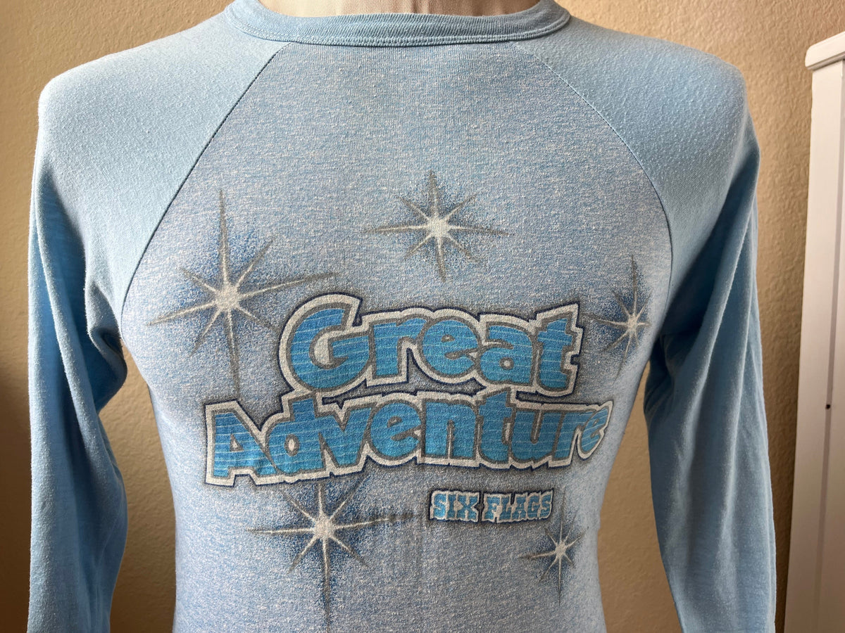 Vintage 80s Great Adventure Six Flags TShirt Fits Like S Graphic Tee – Feel-Good Design · High-Quality Print