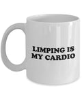 Broken Ankle Gift Idea Funny Get Well Gift for Broken Ankle Broken Ankle Coffee Mug Limping Is My Cardio Graphic Tee – Aesthetic Look · Top Pick For Any Outfit