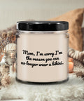 Funny Gift For Mom Mothers Day Candle Funny Sarcasm Gift For Mother Mom39s Birthday No Longer Wear a Bikini Graphic Tee – Easygoing Wear · High-Quality Print