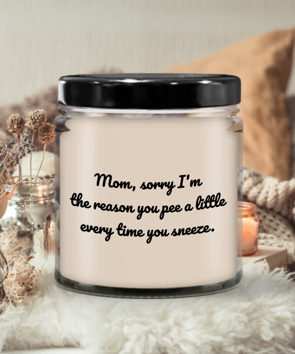 Funny Gift For Mom Mothers Day Candle Funny Sarcasm Gift For Mother Mom39s Birthday Sorry I39m The Reason Graphic Tee – Everyday Comfort · Great Gift For Fans