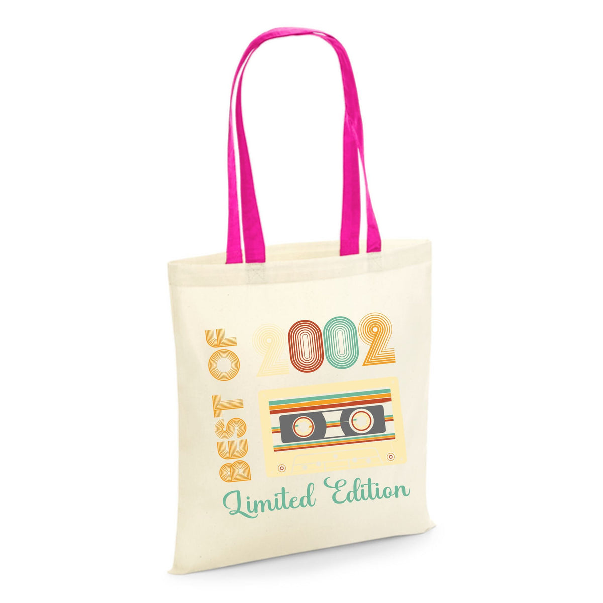 22nd Birthday Gifts Contrast Tote Bags 22nd Party Bag 22 Years Old Shopping Shopper Shoulder Bag Best Of 2002 Limited Edition Tote Bag – Fan Favorite · Must-Have Style