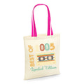 19th Birthday Gifts Contrast Tote Bags 19th Party Bag 19 Years Old Shopping Shopper Shoulder Bag Best Of 2005 Limited Edition Tote Bag – Easygoing Wear · Great Gift For Fans