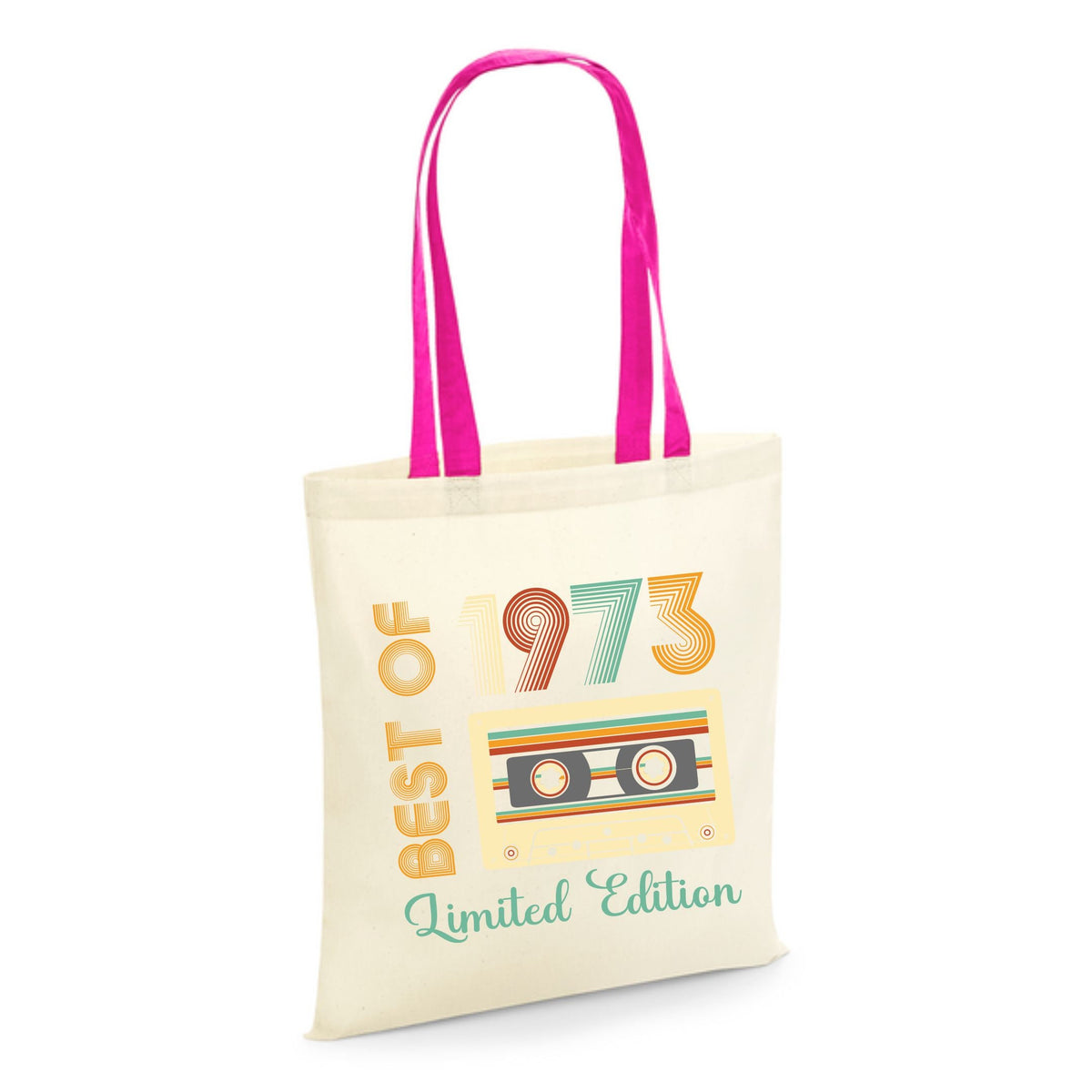51st Birthday Gifts Contrast Tote Bags 51st Party Bag 51 Years Old Shopping Shopper Shoulder Bag Best Of 1973 Limited Edition Tote Bag – Warm & Stylish · Top Pick For Any Outfit