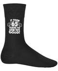 65th birthday socks novelty gift it took 65 years socks for men born in 1960 socks funny birthday gift for him Graphic Tee – Bold Style · High-Quality Print