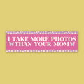 Funny Bumper Sticker for Wedding Photographer or Family Photographer Cute Boho Gift for Photography Major or Instructor Retro Groovy Vibe Graphic Tee – Easygoing Wear · Perfect For Daily Wear
