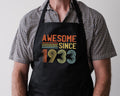 Baking Apron Funny Bbq Cooking Cotton Apron 91 Years Old Gifts for Men 91st Birthday Awesome Since 1933 Him Her Graphic Tee – Cozy Vibes · Must-Have Style