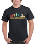Top Gift TShirt for Dad Evolution of Kayaking Sports Cotton Comfort Graphic Tee – Aesthetic Look · Great Gift For Fans