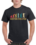 Top Gift TShirt for Dad Evolution of Shooting Sports Cotton Comfort Graphic Tee – Aesthetic Look · Trending Graphic Apparel