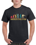 Top Gift TShirt for Dad Evolution of Snooker Sports Cotton Comfort Graphic Tee – Feel-Good Design · High-Quality Print