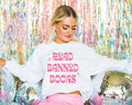 Bookish Sweatshirt for Her Read Banned Books Groovy Retro Aesthetic Bookworm Shirt for Reader with Mystical Stars English Teacher Gift Sweatshirt – Cozy Vibes · Top Pick For Any Outfit