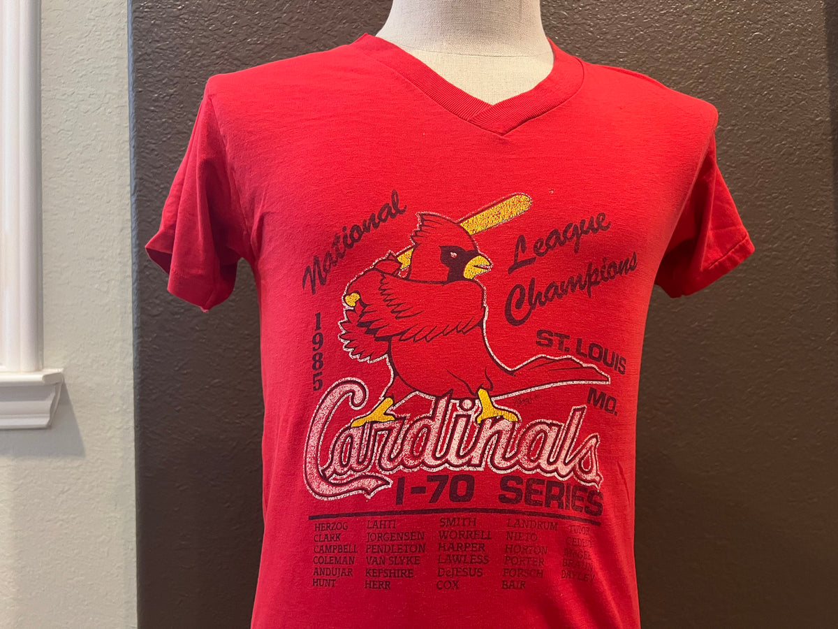 Vintage 8039s 1985 St Louis Cardinals National League Champs White T Shirt Size S Graphic Tee – Cozy Vibes · Must-Have Style