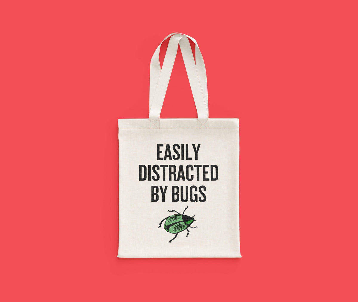 Funny Entomology Tote Bag Insect Collector Gift Bug Lover Present Entomologist Easily Distracted By Bugs Tote Bag – Cozy Vibes · High-Quality Print