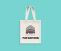 Funny Organist Gift Organ Player Tote Bag Church Organ Player Pipe Organ Player Present I Play Heavy Metal Tote Bag – Soft Feel · Trending Graphic Apparel