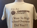 Vintage 8039s High School Overseas Brat Tan T Shirt Size L Graphic Tee – Cozy Vibes · Must-Have Style