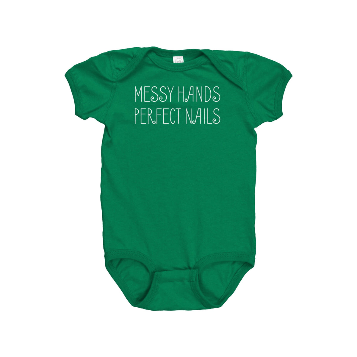 Nail Technician Baby Gift Manicurist Baby Present Nail Tech Baby Bodysuit Baby Onepiece Messy Hands Baby Shower Gift Idea Graphic Tee – Warm & Stylish · High-Quality Print