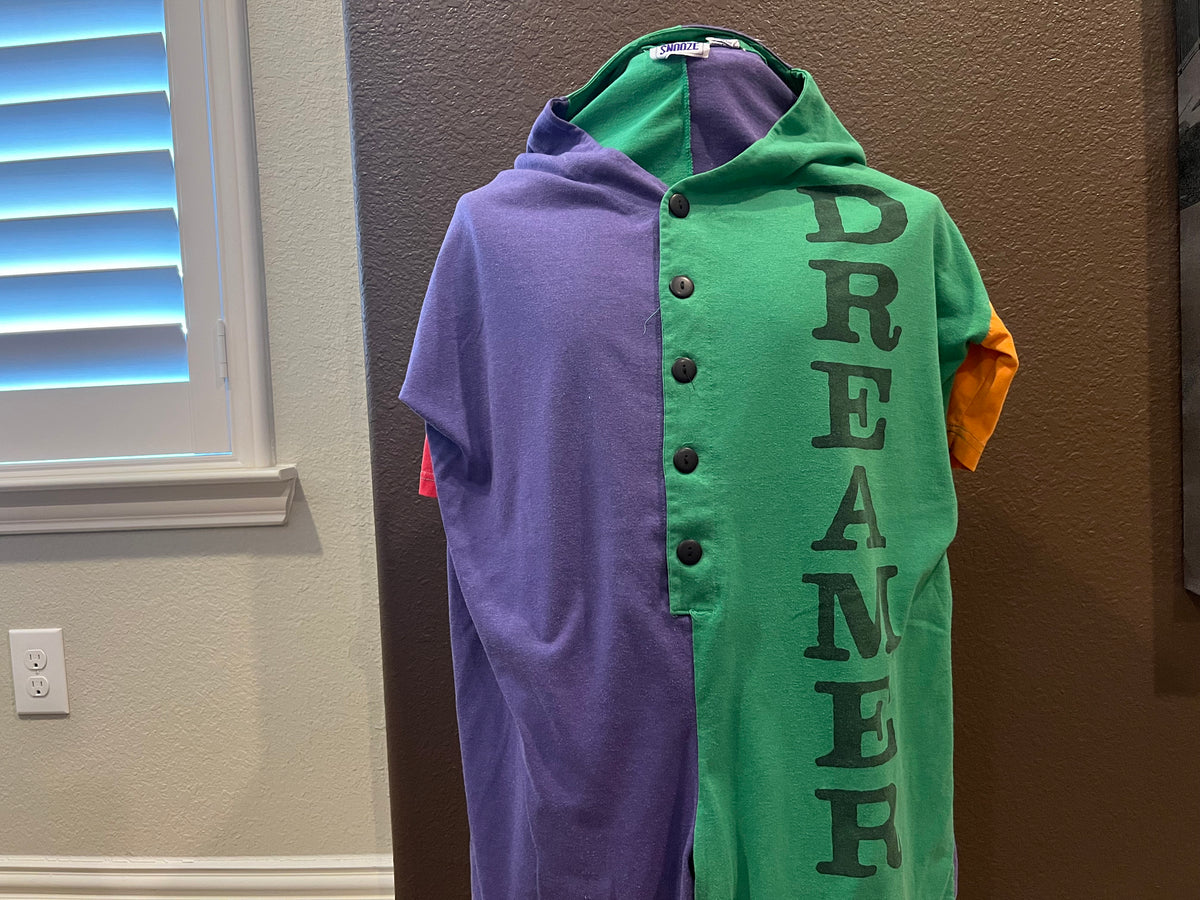 Vintage 9039s Dreamer Night Sleep Wear Green Jumper Romper Shirt Size XL Graphic Tee – Soft Feel · High-Quality Print