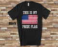 This Is My Pride Flag US USA American Patriotic Tshirt Great for Fourth of July Memorial Day or Veteran39s Day Graphic Tee – Feel-Good Design · Top Pick For Any Outfit