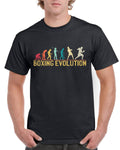 Top Gift TShirt for Dad Evolution of Boxing Sports Cotton Comfort Graphic Tee – Feel-Good Design · Top Pick For Any Outfit