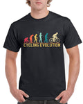 Top Gift TShirt for Dad Evolution of Cycling Sports Cotton Comfort Graphic Tee – Fan Favorite · High-Quality Print