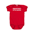 Babysitter Baby Bodysuit Baby Gift From Babysitter Baby Onepiece Babysitter39s Little Helper First Birthday Baby Shower Gift Idea Graphic Tee – Aesthetic Look · Trending Graphic Apparel