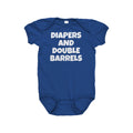 Clay Shooting Baby Bodysuit Trap Shooting Baby Gift Skeet Shooting Baby Onepiece Diapers and Double Barrels Baby Shower Gift Idea Graphic Tee – Aesthetic Look · Top Pick For Any Outfit