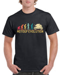 Top Gift TShirt for Dad Evolution of Moto Gp Sports Cotton Comfort Graphic Tee – Feel-Good Design · Trending Graphic Apparel