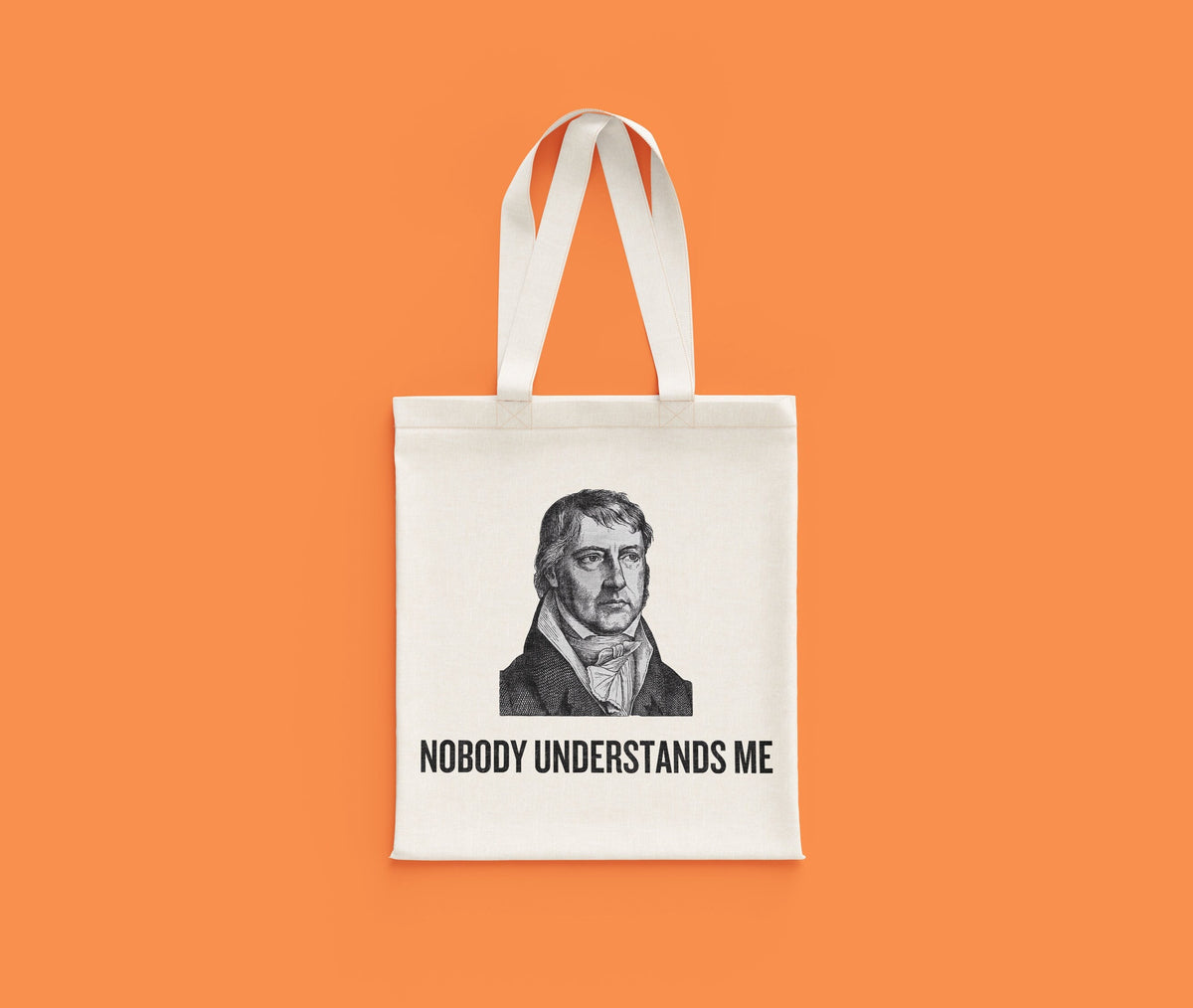 Funny Philosophy Tote Bag Philosophy Student Gift Idea Philosophy Teacher Gift Hegel Parody Nobody Understands Me Tote Bag – Everyday Comfort · Great Gift For Fans