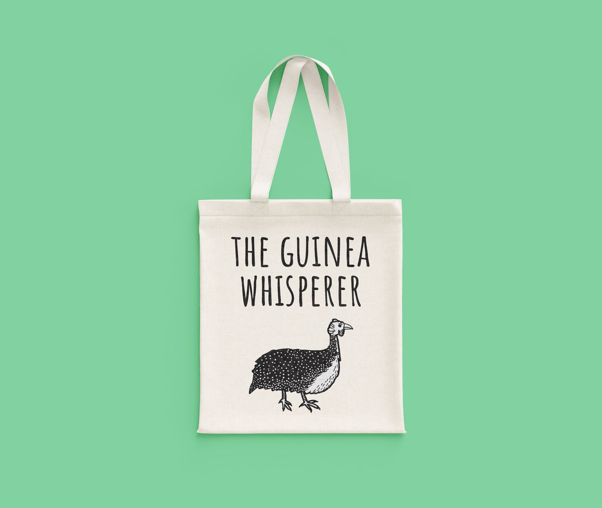 Guinea Fowl Tote Bag Guinea Hen Lover Gift The Guinea Whisperer Guinea Fowl Gifts Tote Bag – Cozy Vibes · Perfect For Daily Wear
