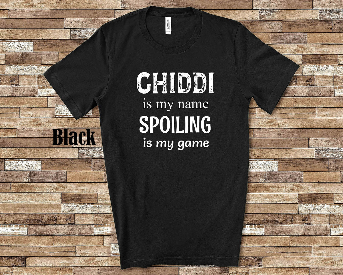 Ghiddi Is My Name Grandpa Tshirt Lebanese Grandfather Gift Idea for Father39s Day Birthday Christmas or Pregnancy Reveal Announcement Graphic Tee – Warm & Stylish · Perfect For Daily Wear