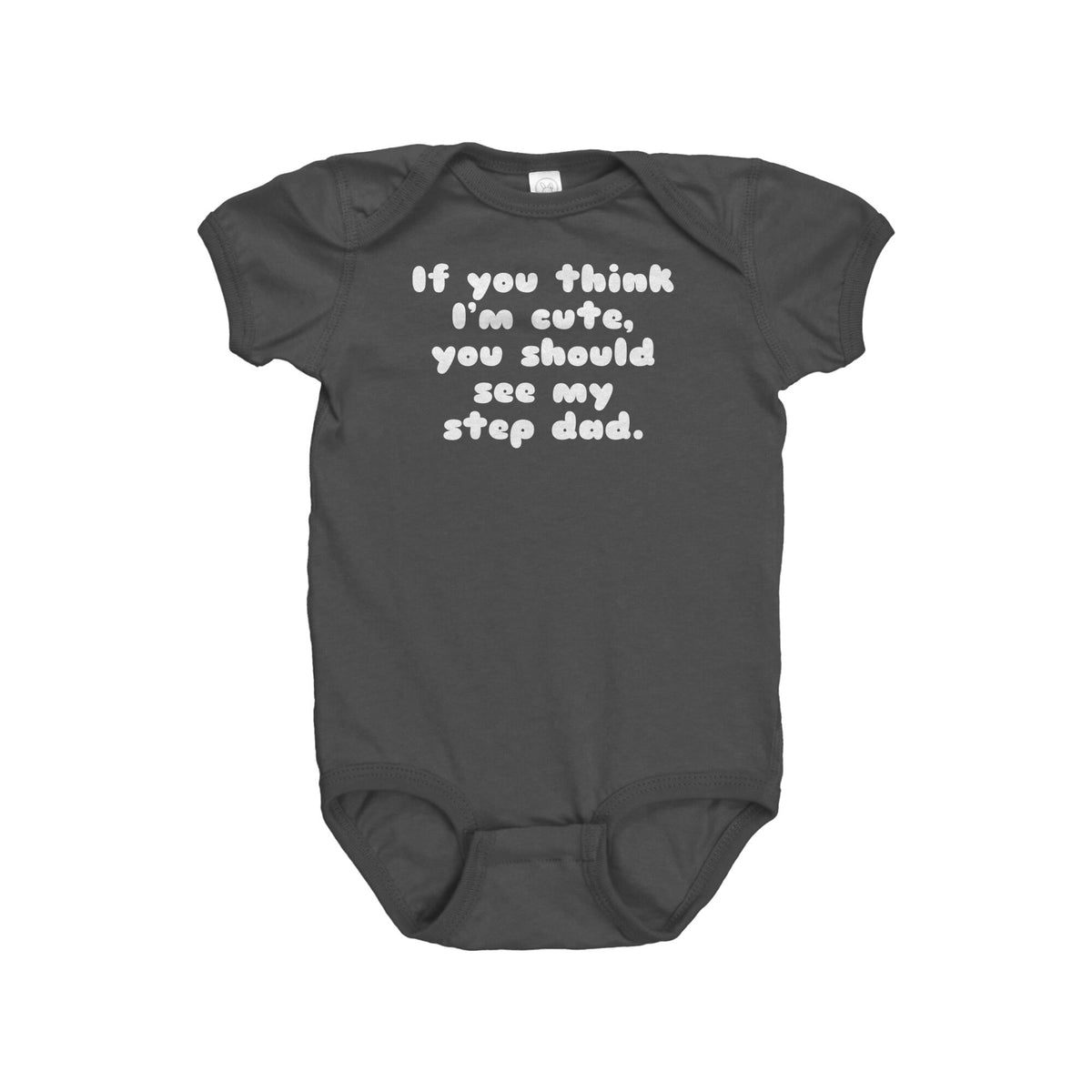 Stepdad Baby Bodysuit Cute Stepdad Baby Gift Stepfather Baby Onepiece You Should See My Step Dad Step Dad Baby Shirt All Cotton Graphic Tee – Bold Style · Top Pick For Any Outfit