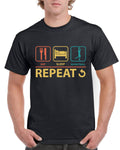 Top Gift TShirt for Dad Eat Sleep Basketball Repeat Sports Cotton Comfort Graphic Tee – Cozy Vibes · Trending Graphic Apparel