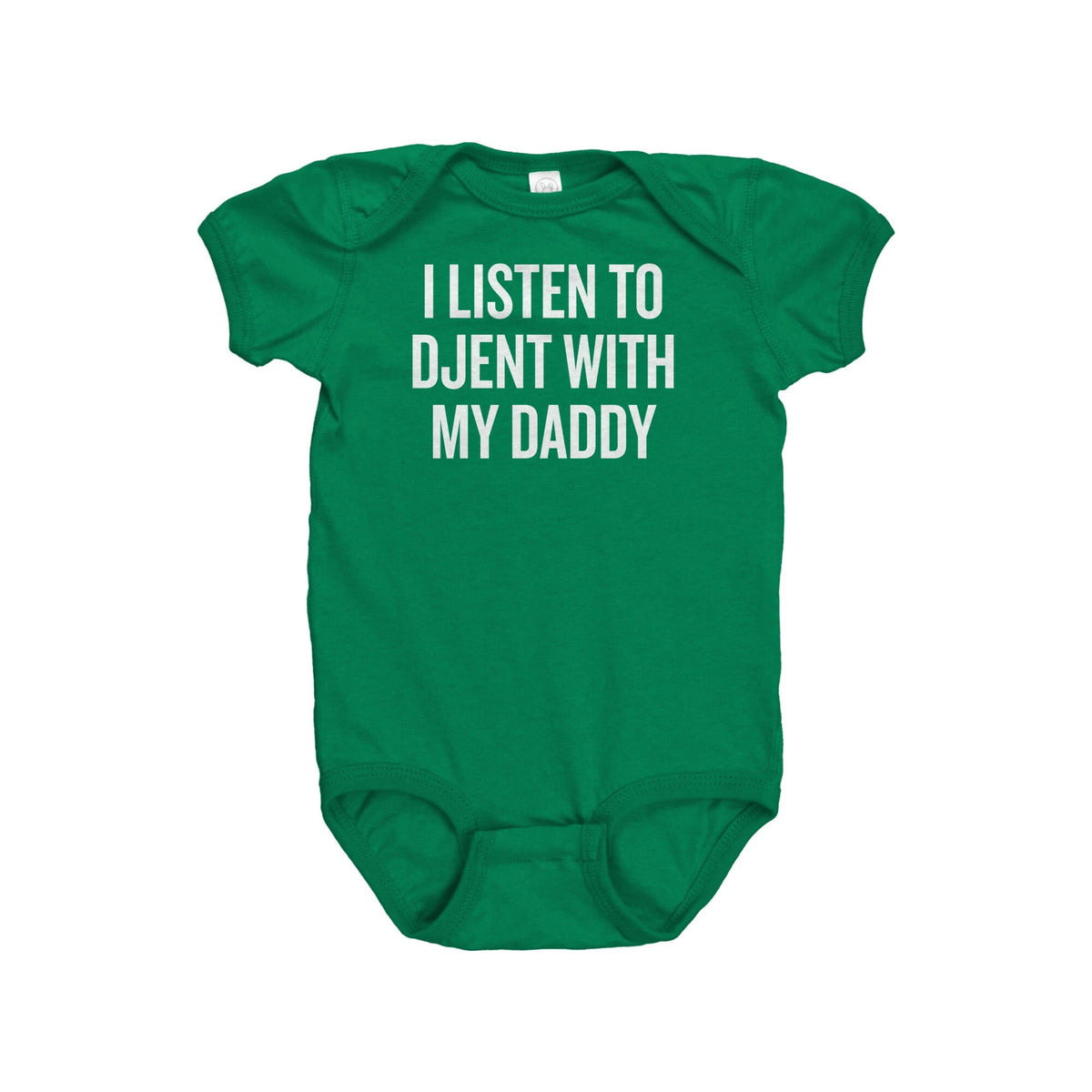 Metal Music Baby Bodysuit Djent Baby Shirt I Listen To Djent With my Daddy Funny Baby Onepiece Baby Shower Gift Idea All Cotton Graphic Tee – Bold Style · High-Quality Print
