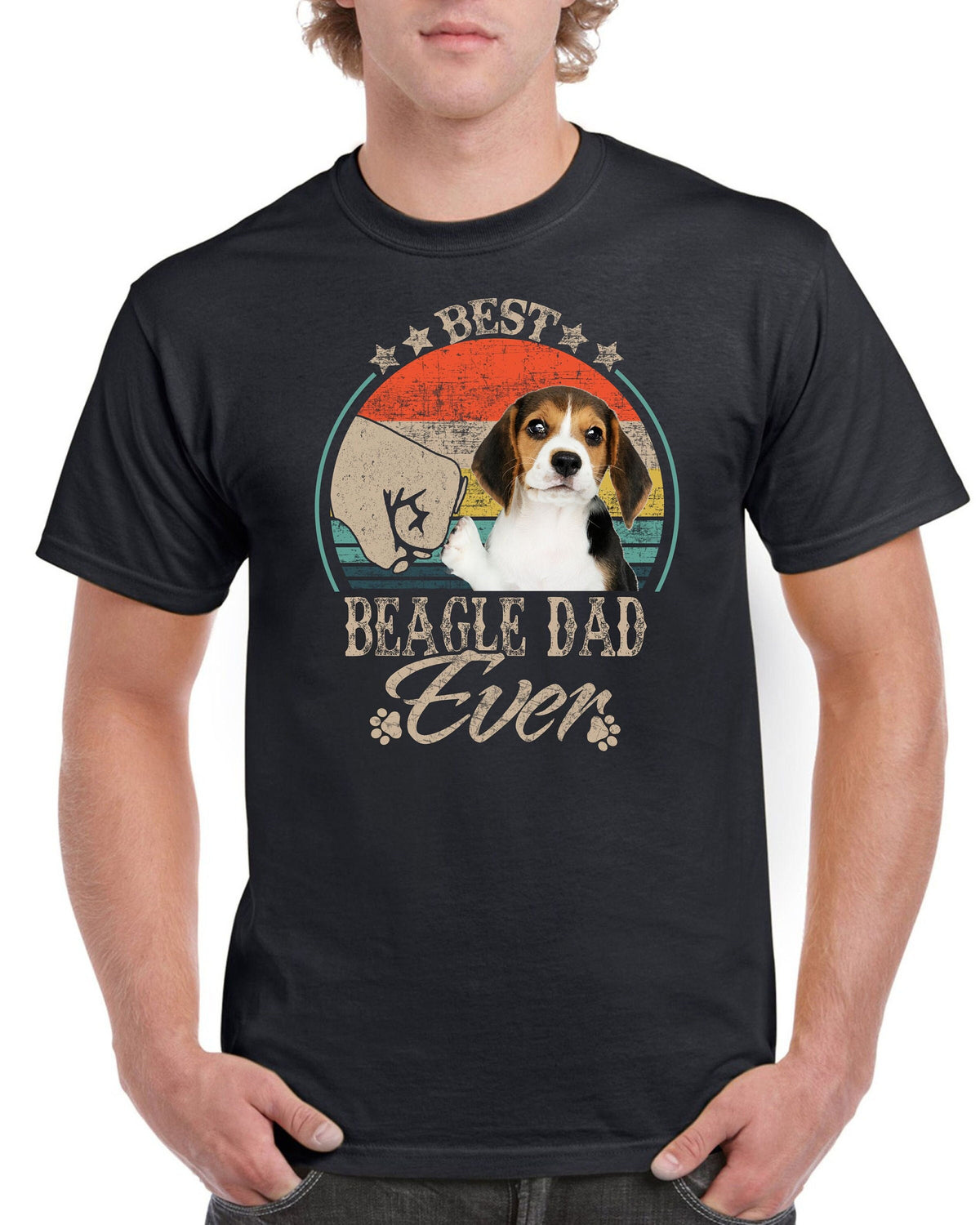 Beagle For Him Beagle Dad Shirt For Beagle T Shirt Best Beagle Dad Ever Graphic Tee – Everyday Comfort · Must-Have Style