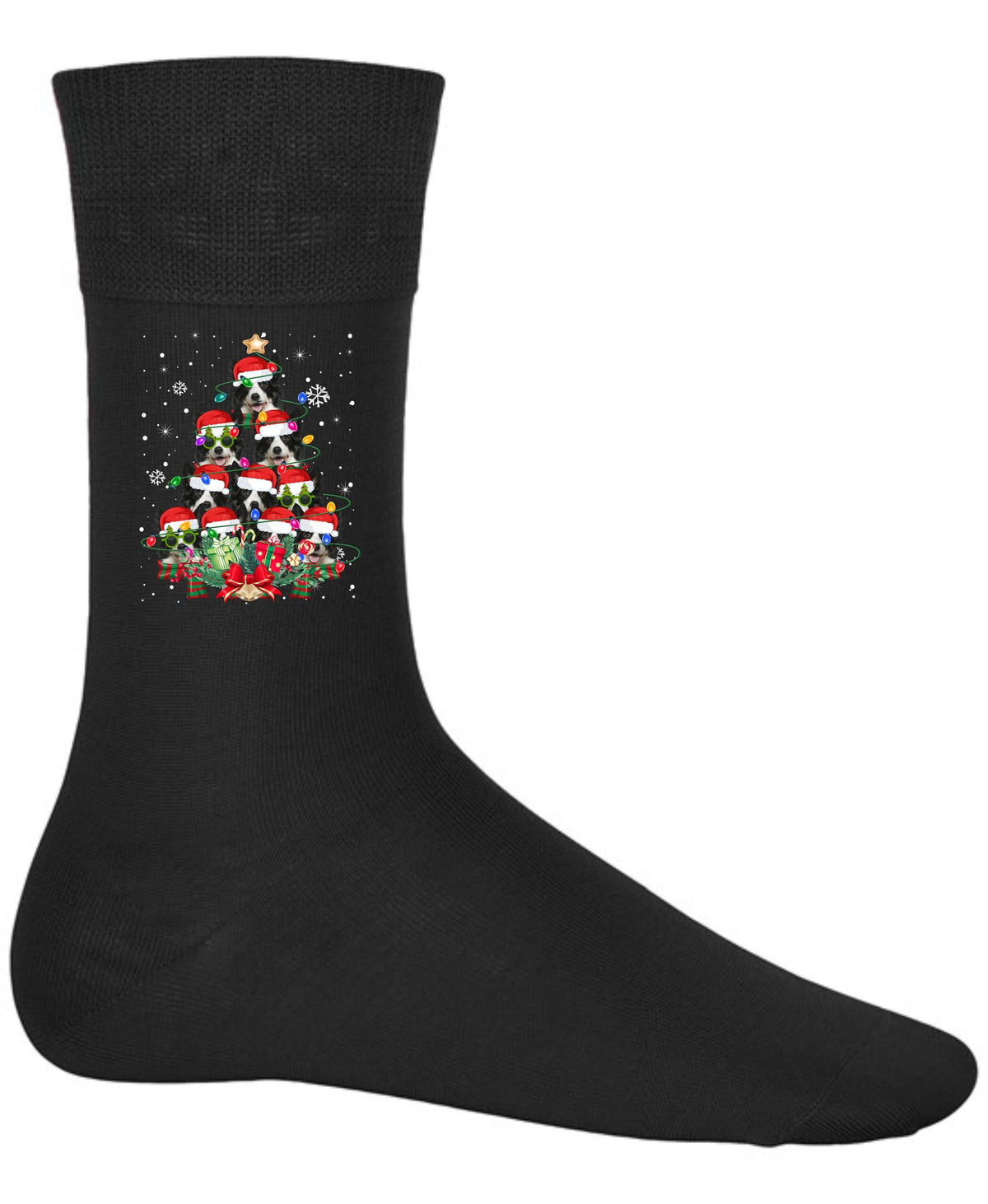 Socks Border Collie Xmas Socks Secret Santa Dog Christmas Socks For Men And Women Xmas Cotton Socks For Adults Graphic Tee – Cozy Vibes · Top Pick For Any Outfit