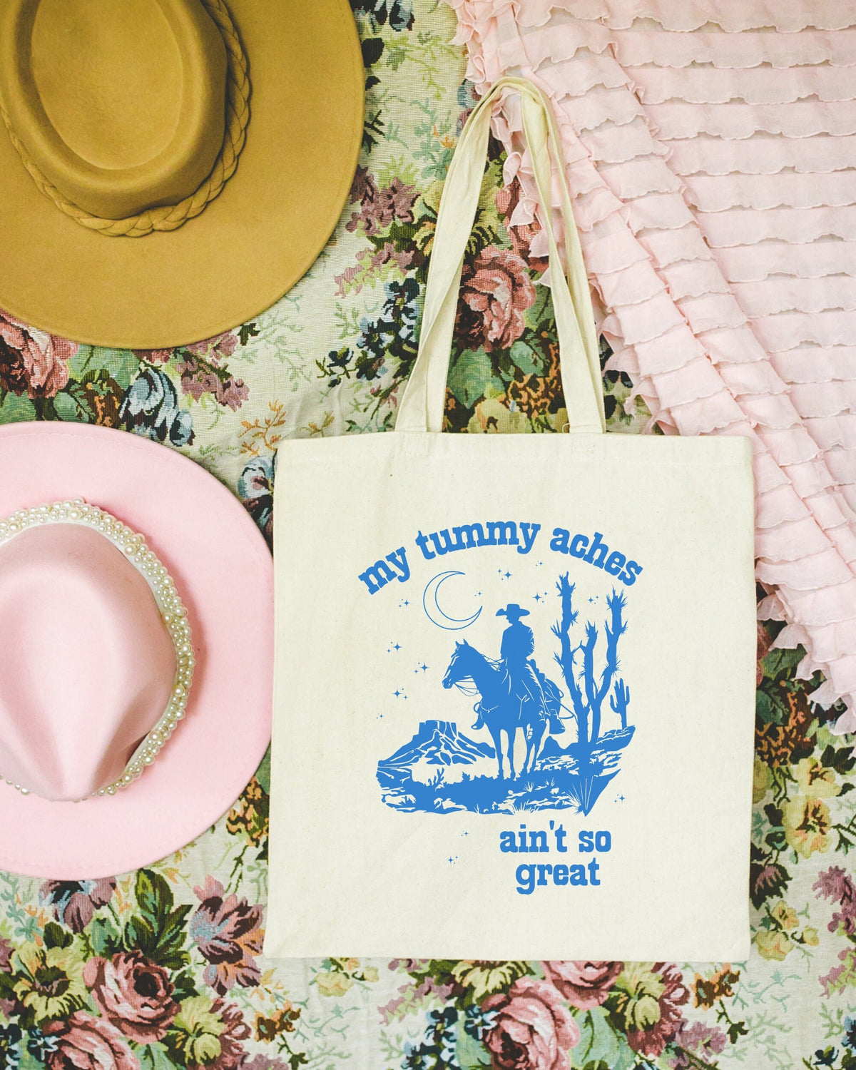 Funny Lactose Intolerant Tote Bag with Groovy Western Vibe My Tummy Aches Aren39t So Great Funny Sarcastic Tote for Sassy Anxious Introvert Tote Bag – Everyday Comfort · Top Pick For Any Outfit