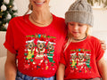 Xmas TShirt Rough Collie Dog Xmas Stocking Christmas Cotton TShirt Xmas T Shirt Xmas Shirt For Men Women Kids Graphic Tee – Easygoing Wear · Must-Have Style