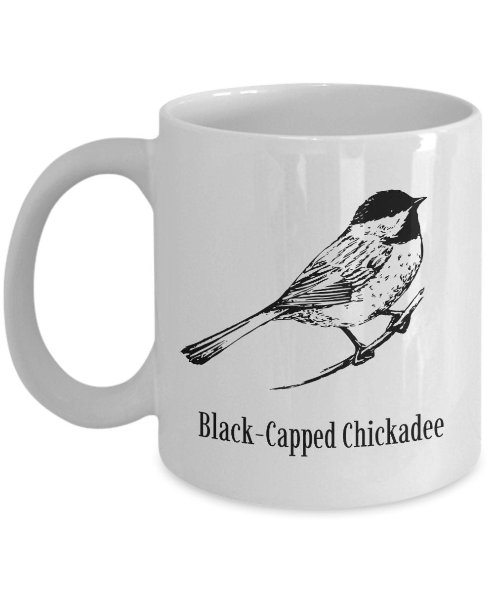 Bird Lover Gift Bird Watching Mug Ornithology Mug Birding Gift Black Capped Chickadee Bird Species Graphic Tee – Warm & Stylish · Must-Have Style