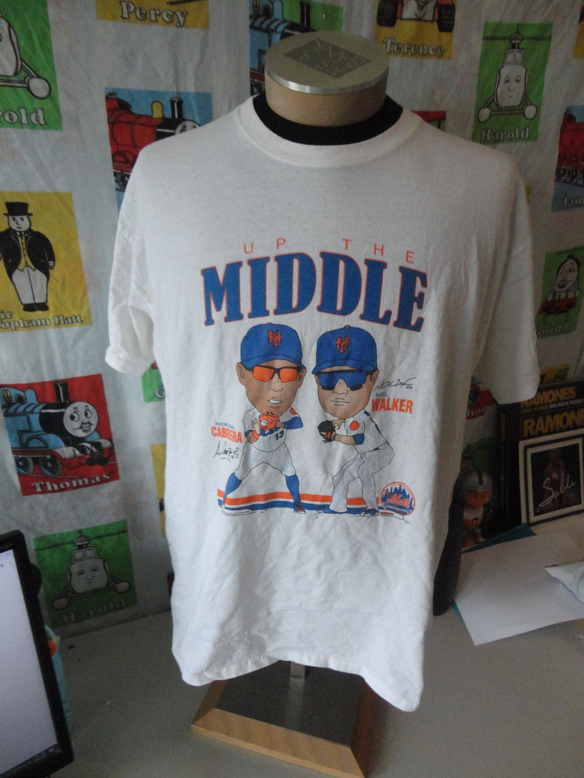 New York Mets Neal Walker Asdrubal Cabrera Caricature T Shirt XL Graphic Tee – Everyday Comfort · Must-Have Style